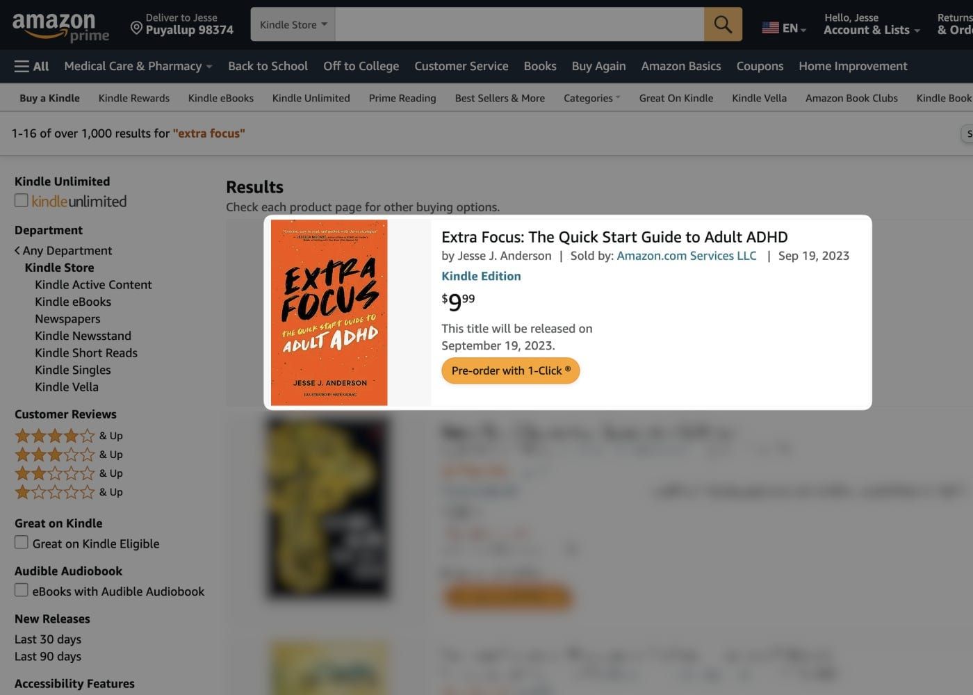 Preorders Available - Extra Focus
