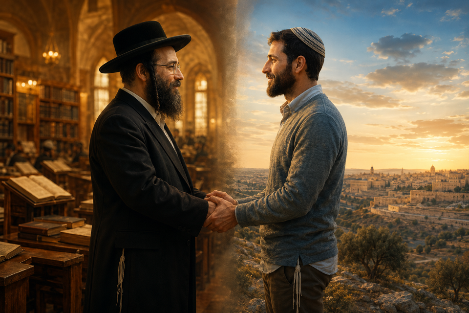 What Is the Difference Between Charedim and Religious Zionists in Their Hashkafa?
