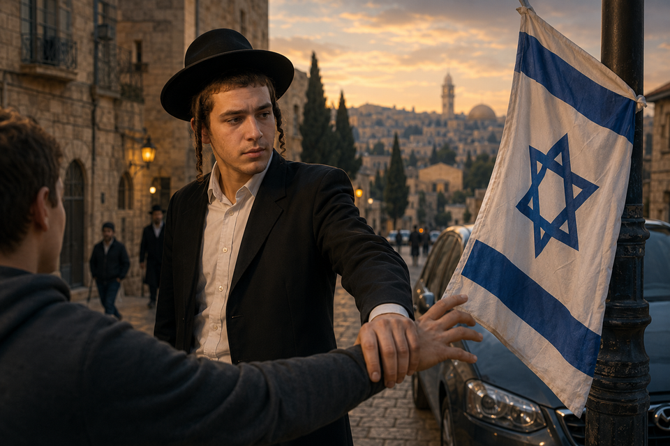 What’s the Charedi View on Ripping Down Public Israeli Flags or Stealing Them Off Cars?