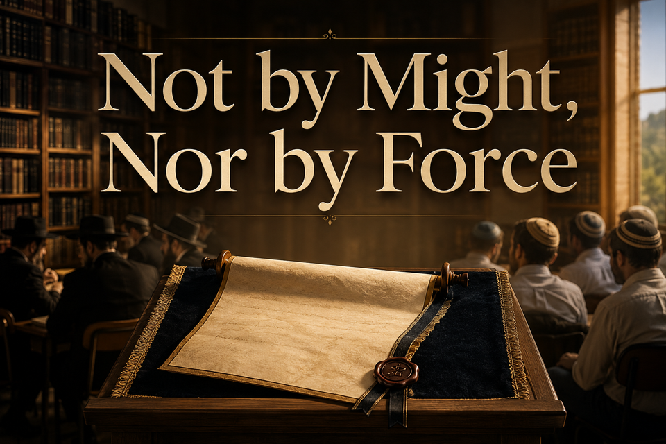 "Not by Might, Nor by Force" — Signed, the Rabbis of Religious Zionism
