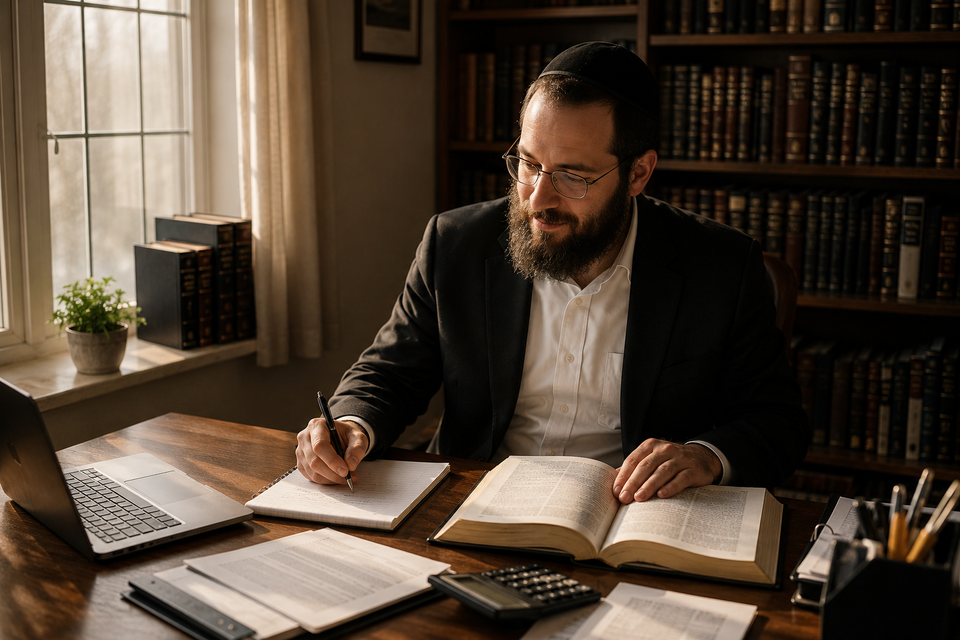 How do Charedim balance financial hishtadlus (effort) with bitachon (trust in Hashem)?
