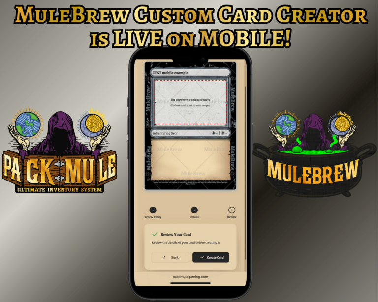 HomeBrew is Back on the Menu! Custom Card Creator is LIVE!