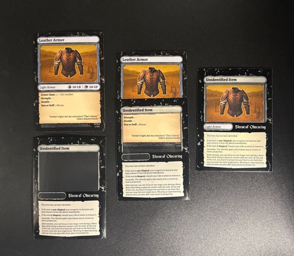 Sleeves of Obscuring: Samples Approved