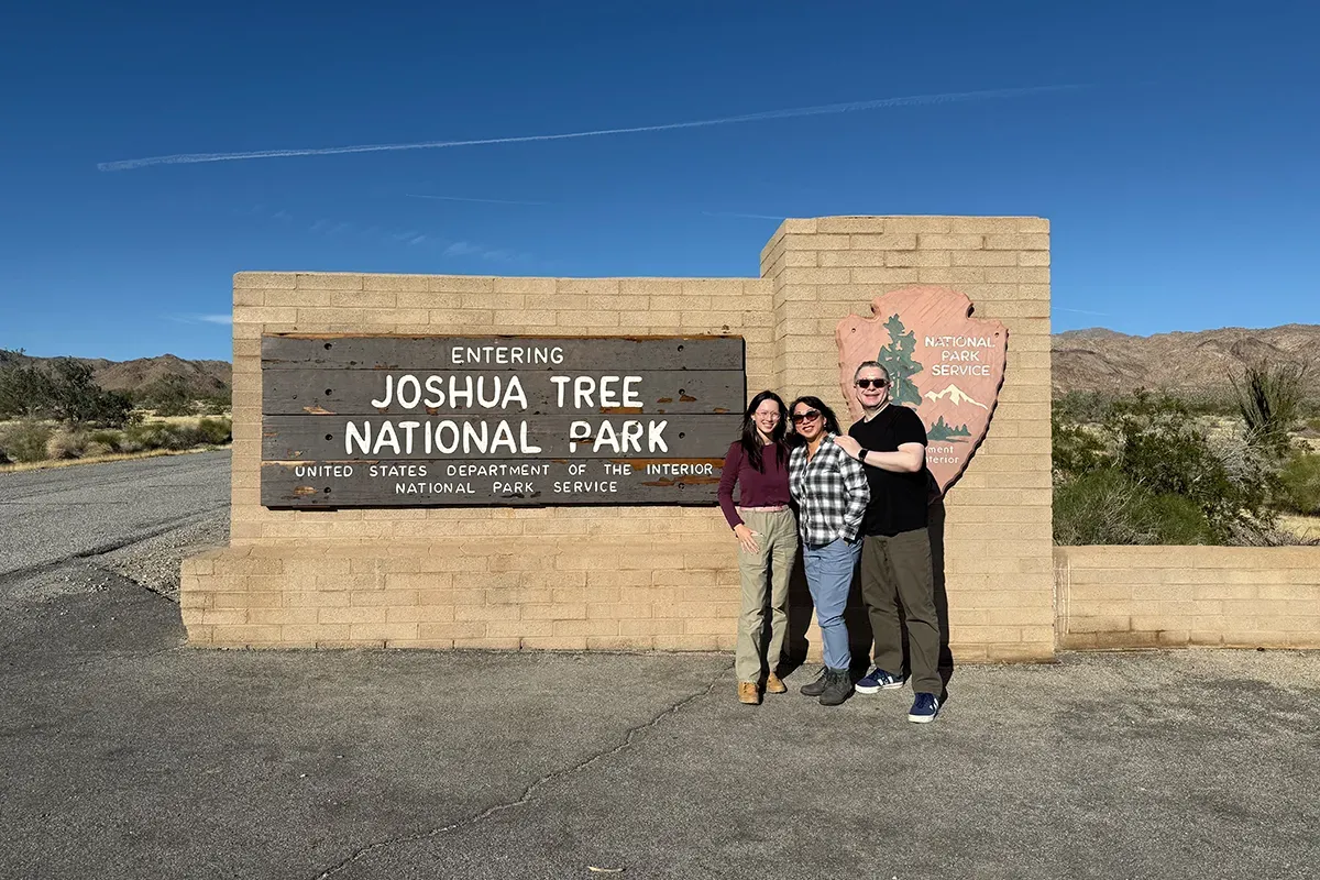 Things to do in Joshua Tree National Park California Entrance Sign