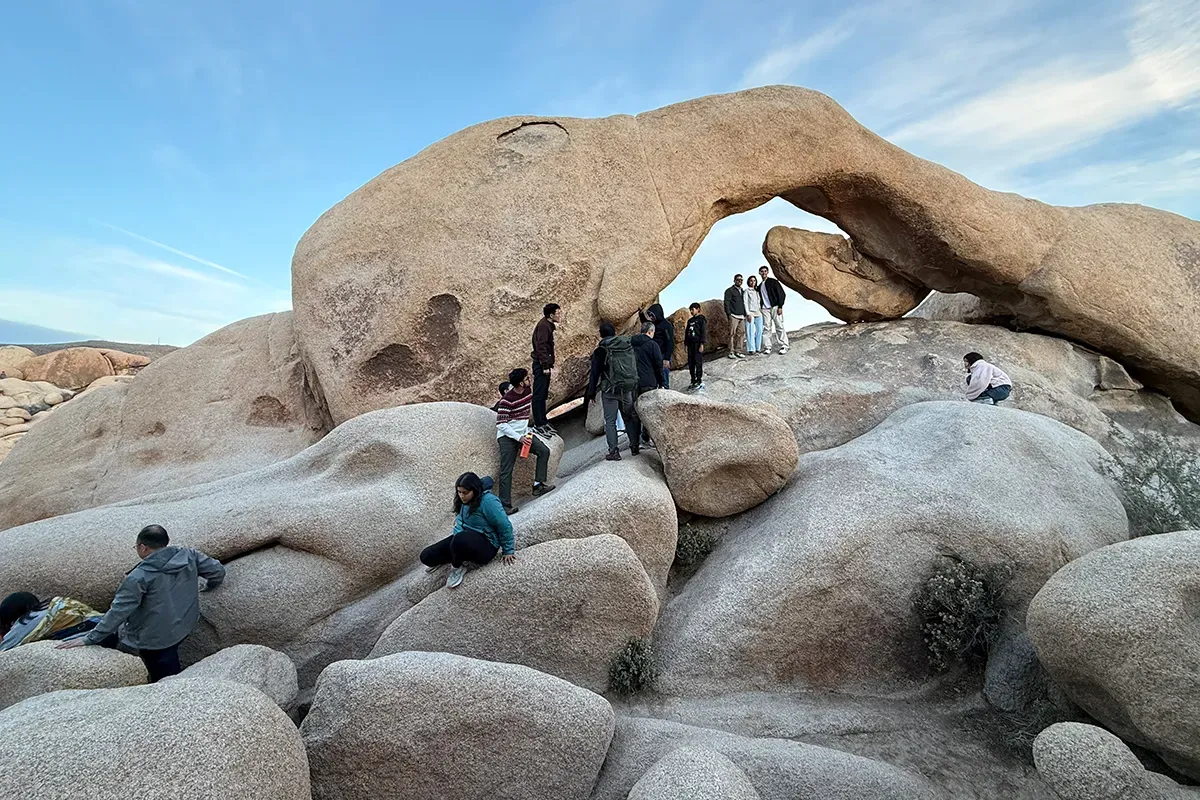 Things to do in Joshua Tree National Park California Arch Rock