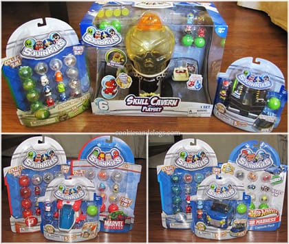 Squinkies for Boys including Marvel, Hot Wheels, Cars 2