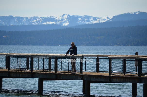 Kings Beach on the north shore of Lake Tahoe, California
