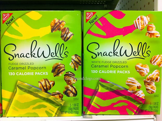 Snack Well's White Fudge Drizzled Caramel Popcorn