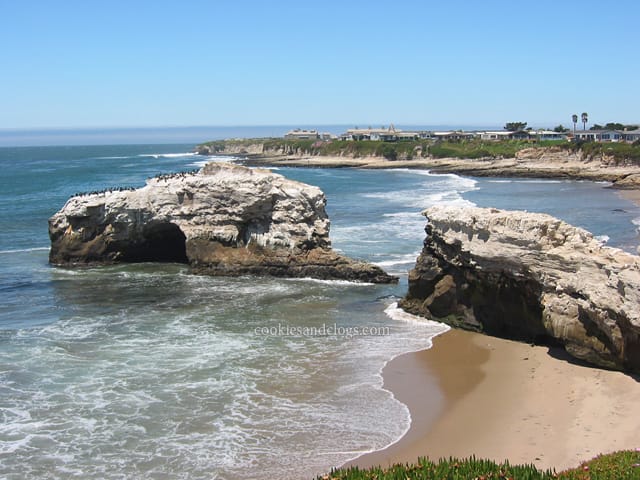Santa Cruz Coast and Beach Boardwalk in California