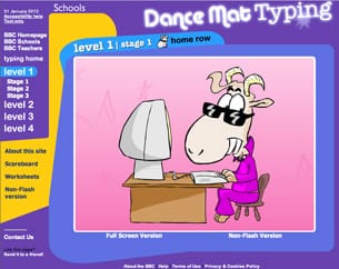 Dance Mat Typing from BBC