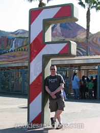 California Sign in front of Disney California Adventure Park near Disneyland