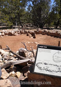 Native American Indian Kiva at Grand Canyon National Park in Arizona