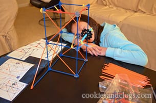 K'Nex knex cosmic twist coaster 9 up roller coaster rollercoaster