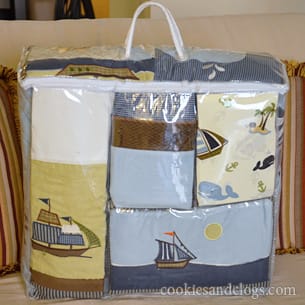 NoJo Infant Baby Toddler Bedding Collection - Ahoy Mate