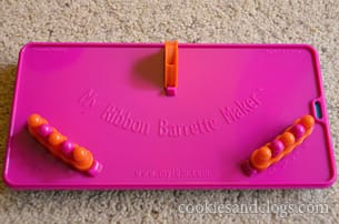 My ribbon barrette maker