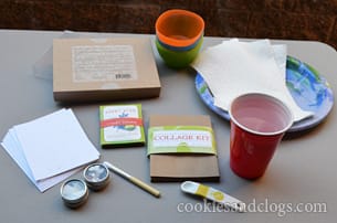 glob02 Glob it on natural botanical eco friendly paint and collage kit