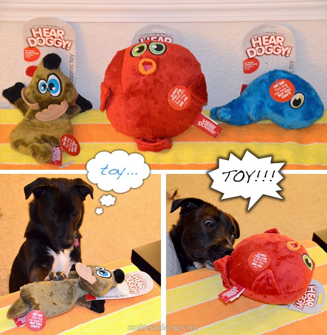 Hear Doggy Ultrasonic Squeaky Dog Toy