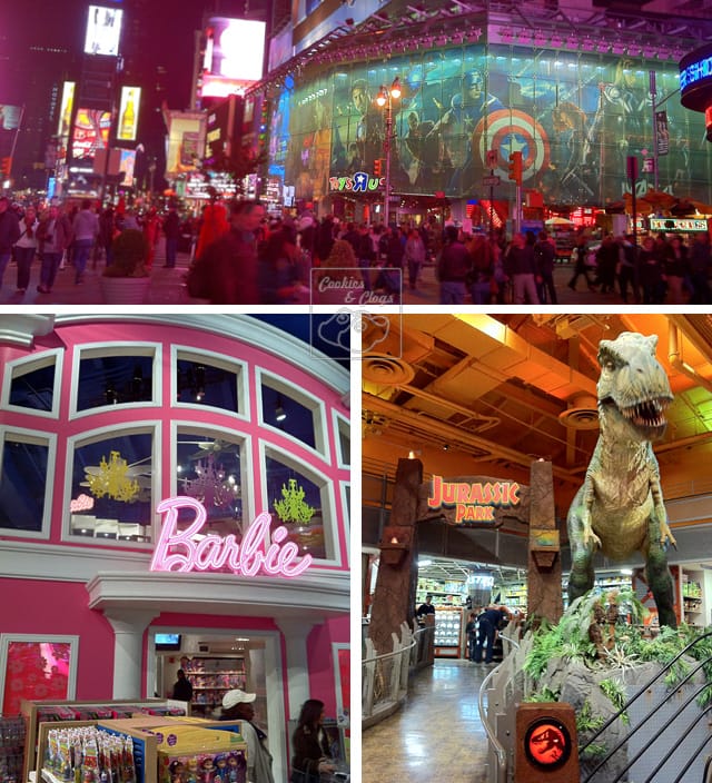 Times Square in Manhattan New York with kids