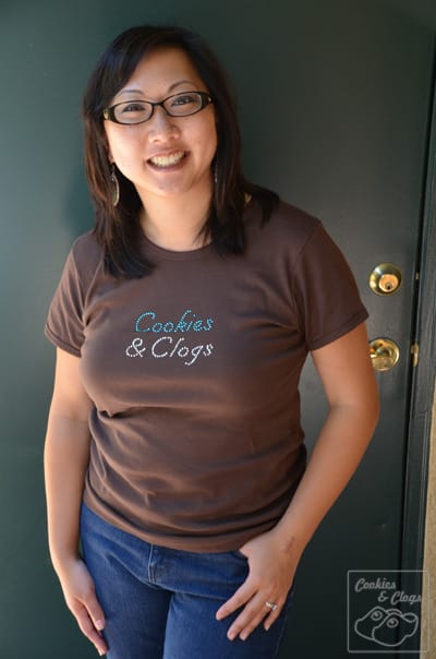 Just Jen custom rhinestone shirt bling