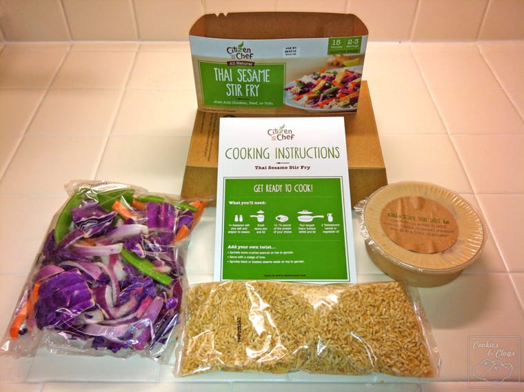 Citizen chef meal kit add meat protein