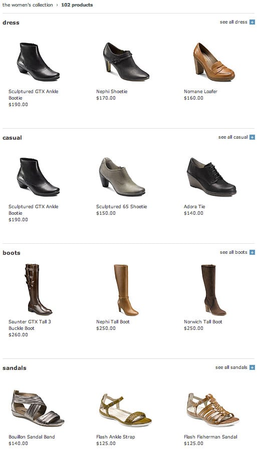 Ecco shoes casual dress boot sandal