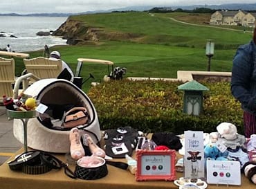Yappy hour dog pup ritz carlton half moon bay beach coast