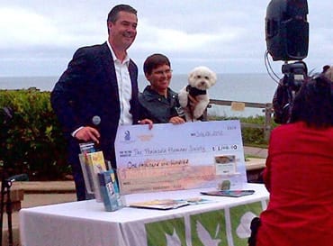 Yappy hour dog pup ritz carlton half moon bay beach coast