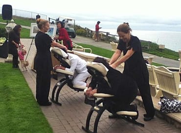 Yappy hour dog pup ritz carlton half moon bay beach coast