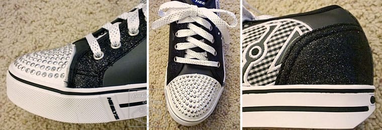 Heely's wheeled girls shoes - Style Sassy with Bling