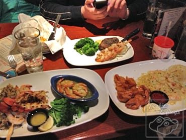 Red Lobster Restaurant Dinner Family Entree