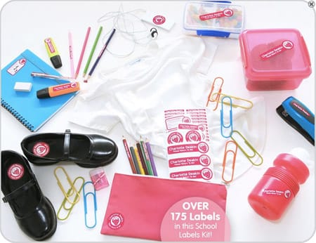 Bright Star Kids Labels Great for School with Stick-on and Iron-On Labels