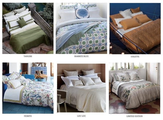 Frette Luxury Bedding Sets, Linens, and Home Decor