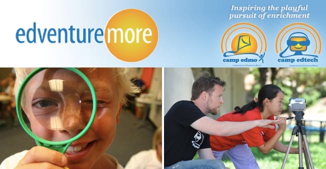 Edventure More Summer Camp Programs - Camp Edmo & Camp EdTech in the SF Bay Area #SFBay