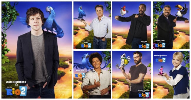 Rio 2 movie sequel characters and actors #Rio2