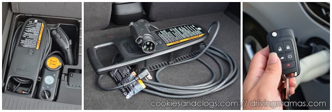 How to charge a plug-in electric vehicle (EV) animated gif featuring a 2014 Chevy Volt #Cars