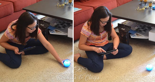 Sphero robotic ball controlled by smartphone or tablet