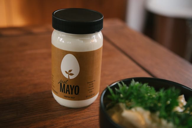 Hampton Creek Just Mayo using plant-based egg substitute
