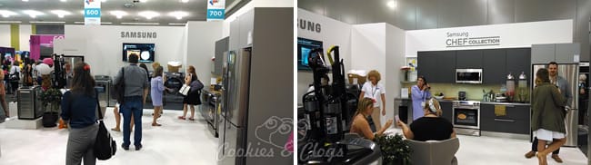 Samsung Home Appliances Booth at BlogHer '14 - Samsung refrigerators, dishwasher, and more #MasterYourHome