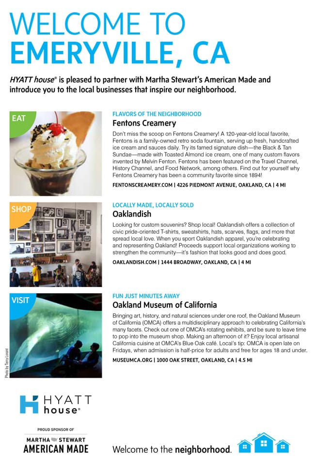National Good Neighbor Day Event at Hyatt House Emeryville, CA Neighborhood Guide #travel #california