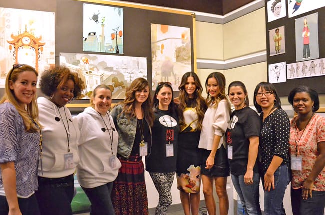Big Hero 6 interview with Jamie Chung (voice of Go Go Tamago) and Genesis Rodriguez (voice of Honey Lemon)