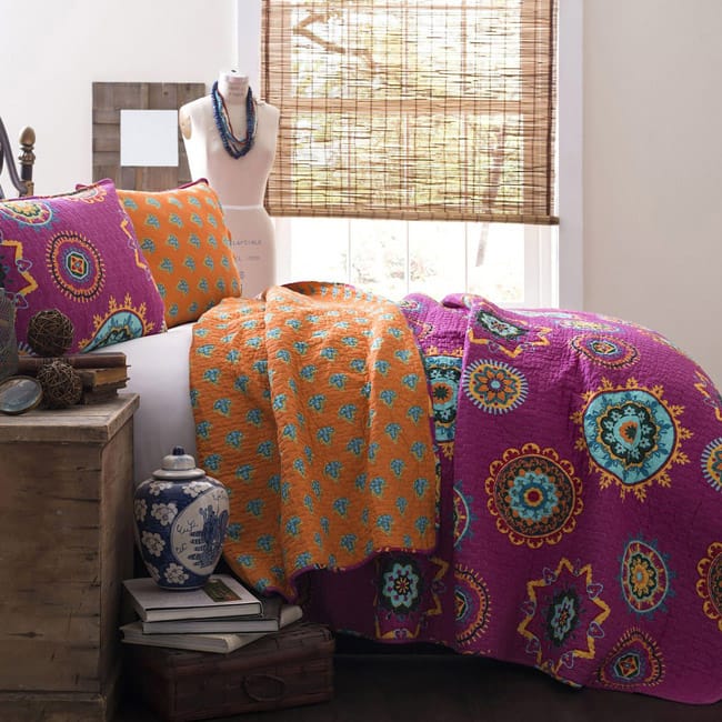 Lush Decor Affordable Bedding & Curtains – Adrianne 3 piece Quilt