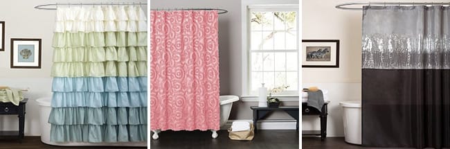 Lush Decor Affordable Bedding & Curtains – Shower Curtiains