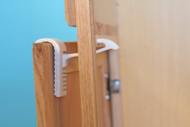Children | Parents | The Rimiclip is a revolutionary child-safety latch for cabinets that needs no tools for installation and does not damage any surfaces. Check out the GoFundMe page to see how you can get a set to baby-proof your home.