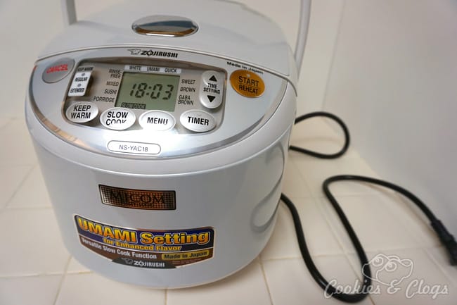 If you’re tired of dull rice recipes, it might be your rice cooker. Check out this Zojirushi Umami Rice Cooker Review. I’ve never had rice this tasty! See the other features this has.