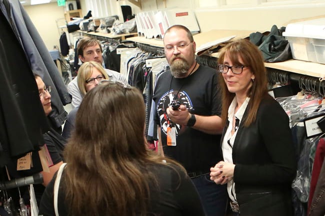 TV Series | Marvel’s Agents of SHIELD set tour of the laboratory, dungeon, halls, recreation room, and the Quinjet. Also heard from Ann Foley about the costumes.