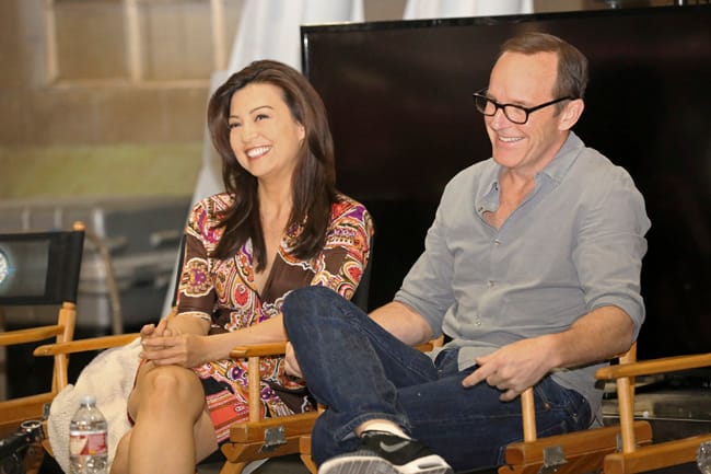 Television | Check out this exclusive interview with Clark Gregg aka Phil Coulson, Ming-Na Wen aka Melinda May, Jed Whedon, & Jeff Bell during our Marvel’s Agents of SHIELD set tour.