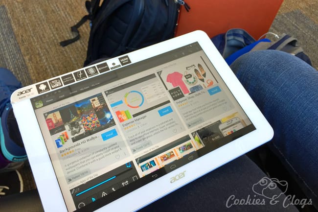 Technology | The new Acer Iconia Tab 10 comes with Corning Gorilla Glass 4. Fast, functional tablet and now Gorilla Glass helps protect against drops from 3 feet. See how we use this during travel.
