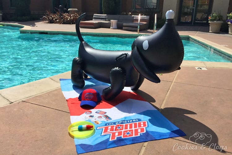 Summer | Frozen Treat | See how we enjoy summer, sun, fun, and friends with Bomb Pop by the pool.