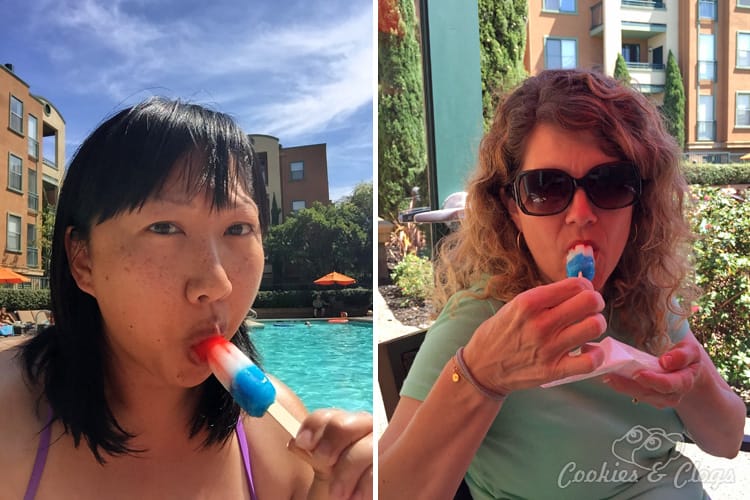 Summer | Frozen Treat | See how we enjoy summer, sun, fun, and friends with Bomb Pop by the pool.