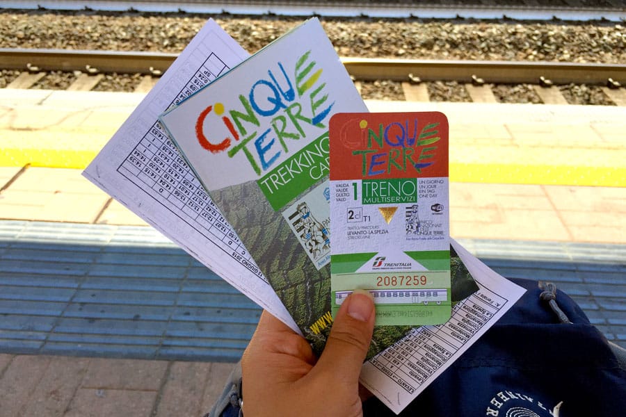 Travel | Travel with Kids | Italy | Travel tips and transportation ideas for visiting Cinque Terre / Cinqueterre in the Tuscany area of Italy. Train tickets
